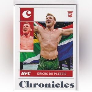 Dricus Du Plessis 2022 Panini Champions Rookie RC MMA UFC Card